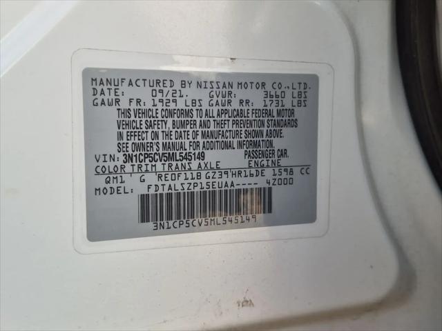 2021 Nissan Kicks SV Xtronic CVT