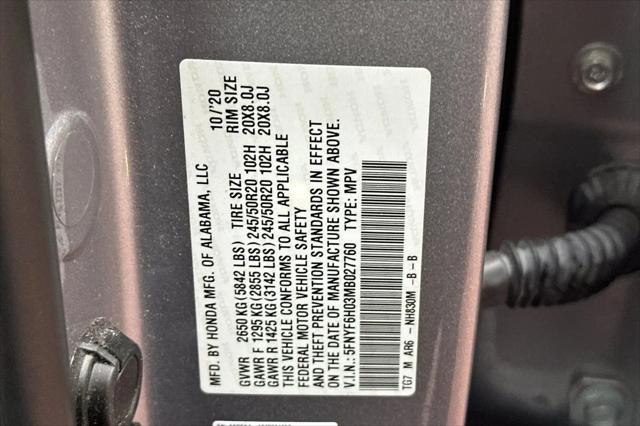 2021 Honda Pilot AWD Elite