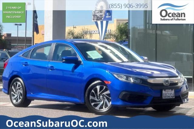 2018 Honda Civic EX for sale in Fullerton, CA