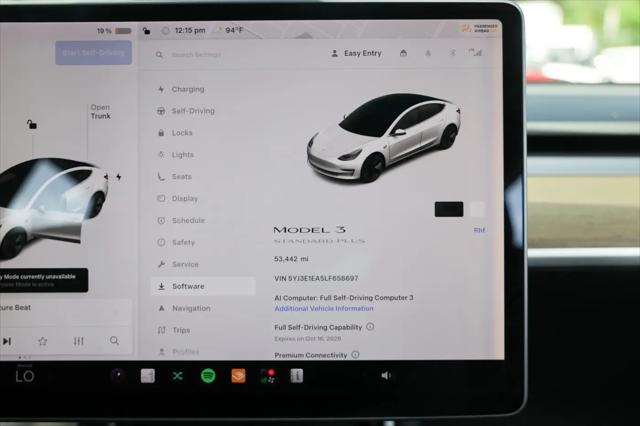 2020 Tesla Model 3 Standard Range Plus Rear-Wheel Drive