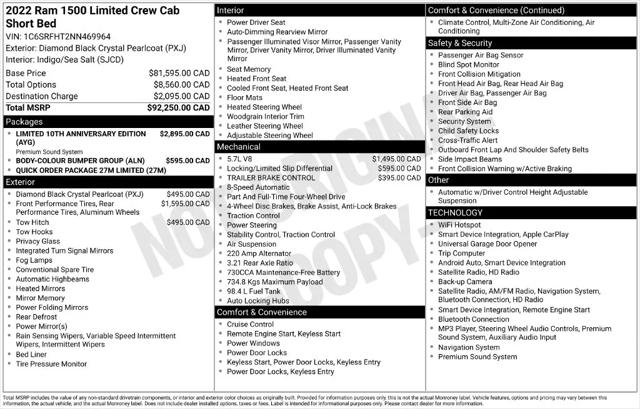 2022 Ram 1500 Limited