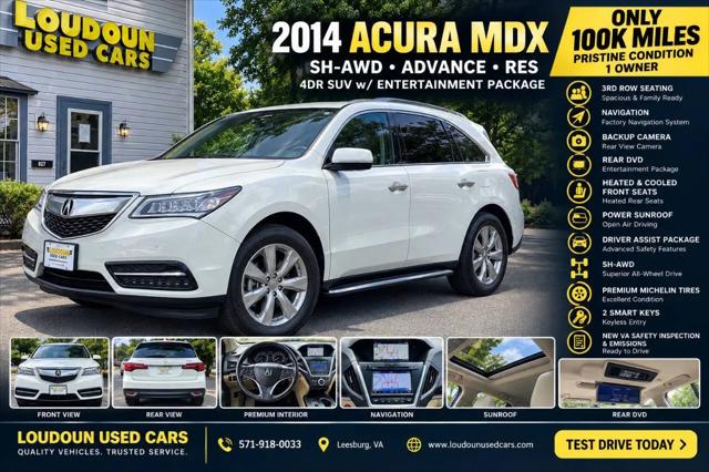 2014 Acura MDX Advance Pkg w/Entertainment Pkg for sale in Leesburg, VA