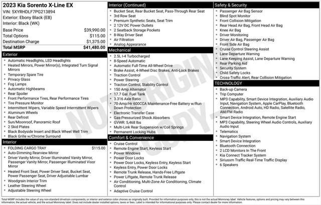2023 Kia Sorento X-Line EX for sale in McKinney, TX