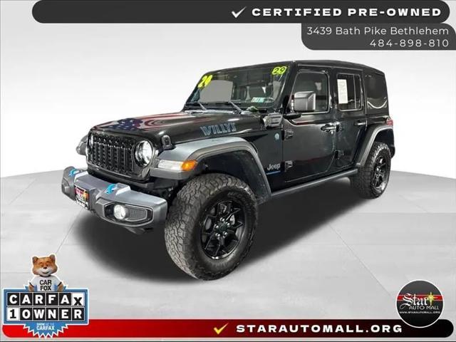 2024 Jeep Wrangler 4xe Willys 4xe for sale in Bethlehem, PA
