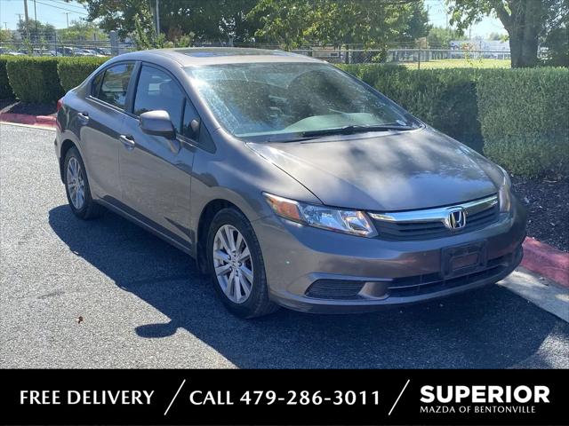 2012 Honda Civic EX for sale in Bentonville, AR