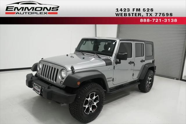 2016 Jeep Wrangler Unlimited Sport for sale in Webster, TX