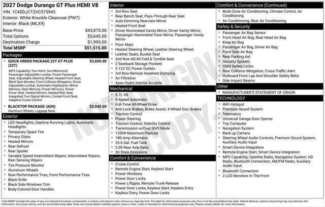 2027 Dodge Durango GT Plus HEMI for sale in Lansing, KS