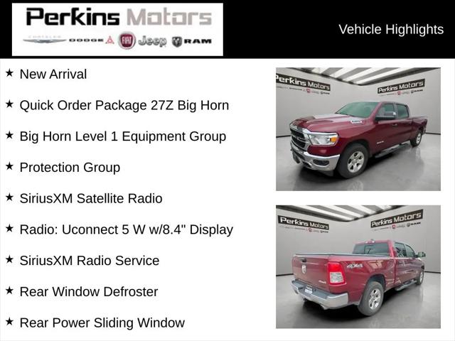 2024 Ram 1500 Big Horn Crew Cab 4x4 64 Box