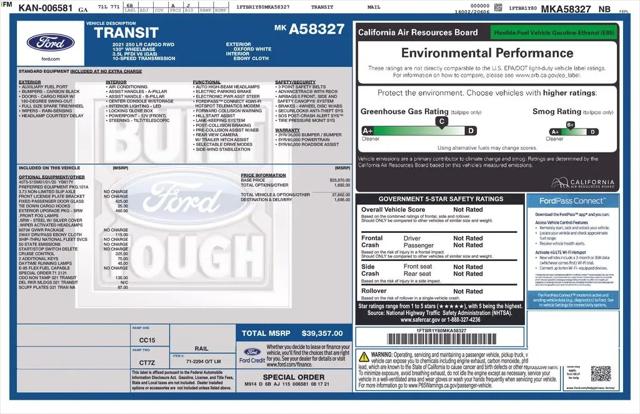 2021 Ford Transit Cargo Van T-250