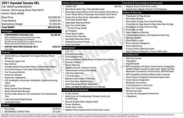 2021 Hyundai Sonata SEL for sale in Greensboro, NC