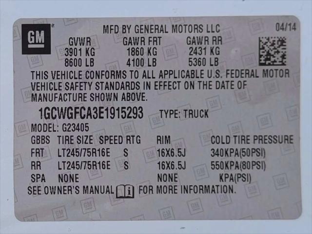 2014 Chevrolet Express Work Van