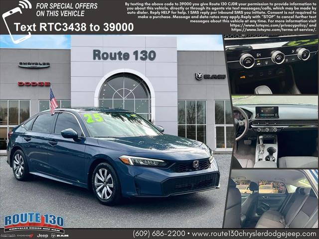 2025 Honda Civic LX for sale in Robbinsville, NJ