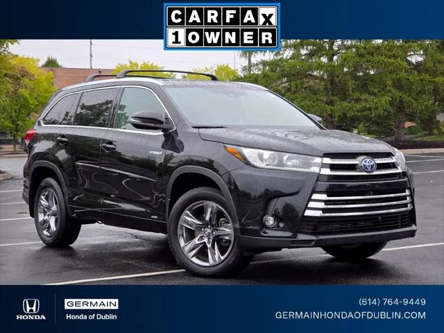 2019 Toyota Highlander Hybrid Limited Platinum for sale in Dublin, OH