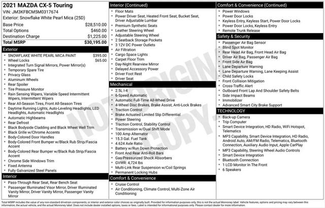 2021 Mazda CX-5 Touring for sale in Fargo, ND