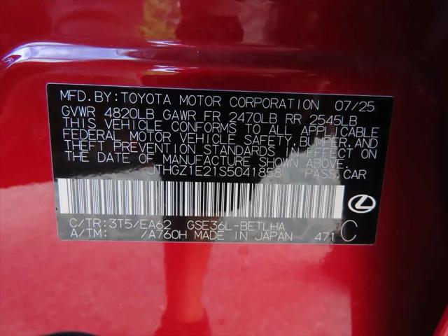 2025 Lexus IS 350 F SPORT