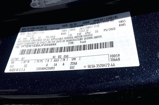 2018 Ford F-150 XL