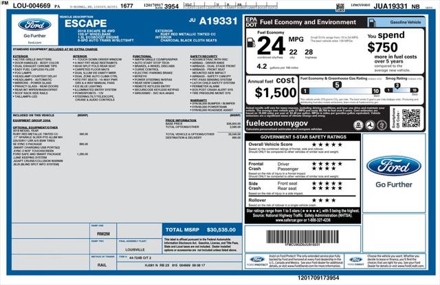2018 Ford Escape SE 2018 Ford Escape SE