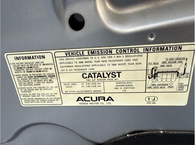 2006 Acura RSX Sport Coupe 2D