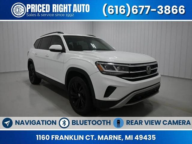 2022 Volkswagen Atlas 3.6L V6 SE w/Technology for sale in Marne, MI