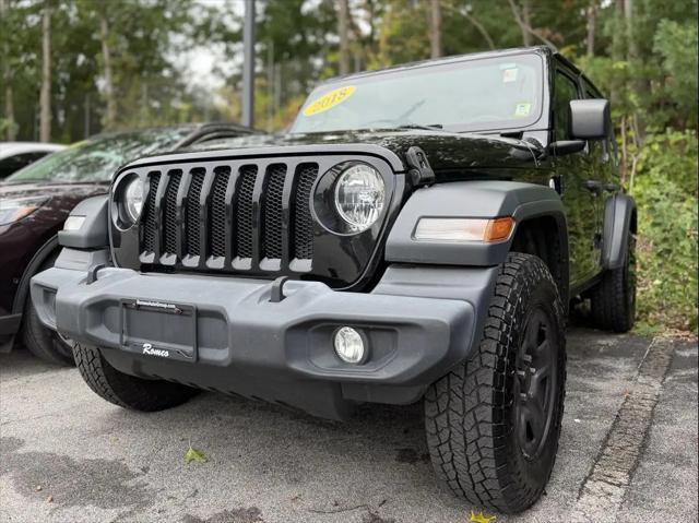 2018 Jeep Wrangler Unlimited Sport 4x4 for sale in Saratoga Springs, NY