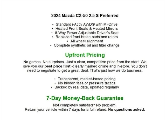 2024 Mazda CX-50 2.5 S Preferred for sale in Green Bay, WI