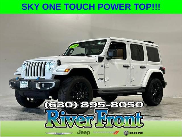 2023 Jeep Wrangler 4xe Sahara 4x4 for sale in North Aurora, IL