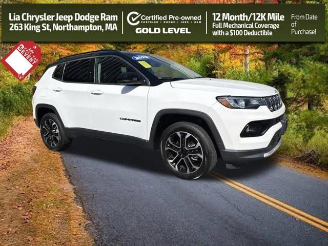 2022 Jeep Compass Limited 4x4 for sale in Northampton, MA