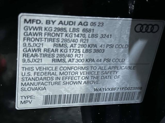 2023 Audi Q7 Prestige 55 TFSI quattro Tiptronic
