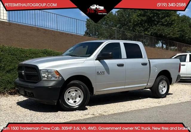 2018 Ram 1500 Tradesman Crew Cab 4x4 57 Box for sale in Louisburg, NC