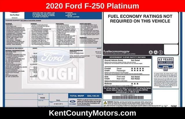 2020 Ford F-250 Platinum for sale in Dover, DE