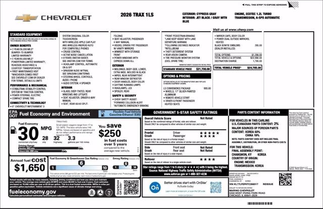 2026 Chevrolet Trax FWD LS