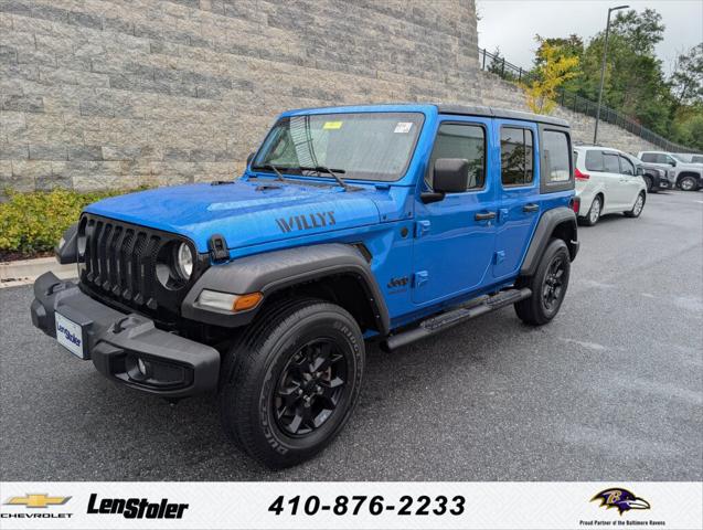 2022 Jeep Wrangler Unlimited Willys Sport 4x4 2022 Jeep Wrangler Unlimited Willys Sport 4x4