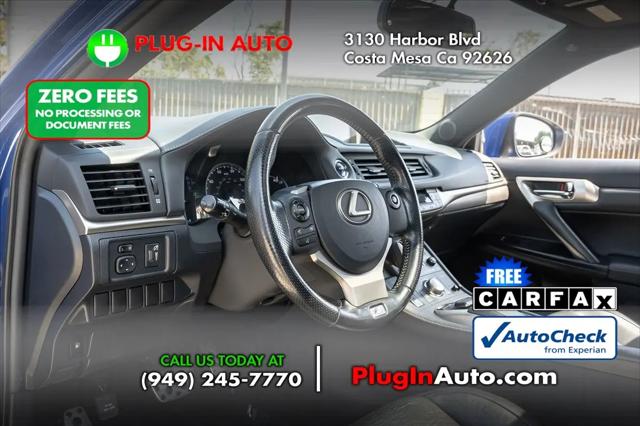 2016 Lexus CT 200h CT 200h