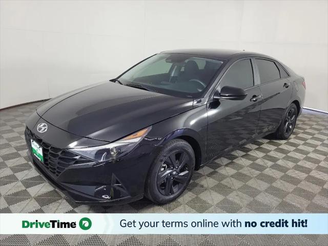2023 Hyundai Elantra Hybrid Blue for sale in Fort Worth, TX