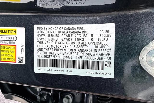 2026 Honda Civic Sport