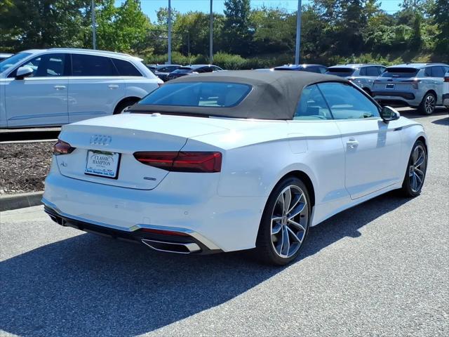 2024 Audi A5 Cabriolet Prestige 45 TFSI S line quattro S tronic