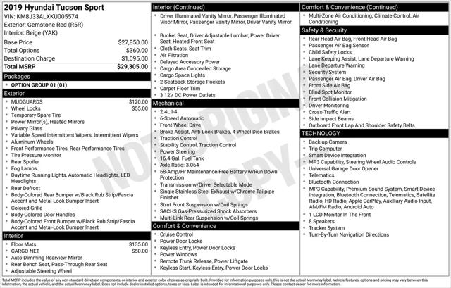 2019 Hyundai Tucson Sport for sale in Schaumburg, IL