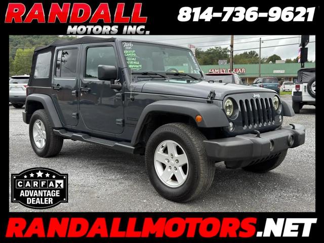 2016 Jeep Wrangler Unlimited Sport for sale in Portage, PA
