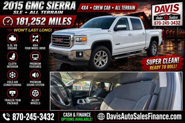 2015 GMC Sierra 1500 SLE for sale in Arkadelphia, AR