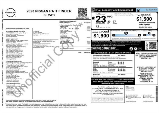 2023 Nissan Pathfinder SL FWD