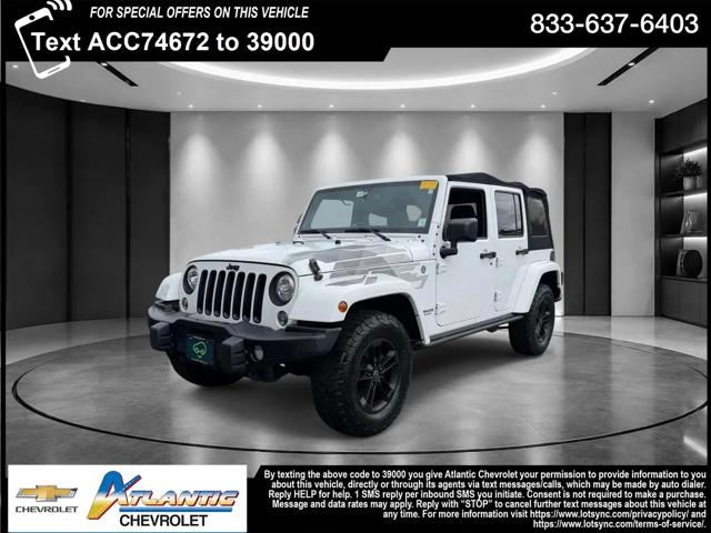 2017 Jeep Wrangler Unlimited Winter 4x4 for sale in Bay Shore, NY