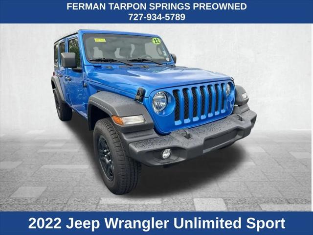 2022 Jeep Wrangler Unlimited Sport 4x4 for sale in Tarpon Springs, FL