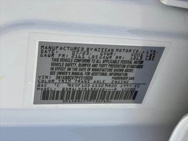 2023 Nissan Sentra SV Xtronic CVT