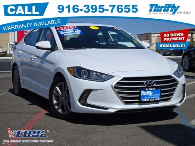 2018 Hyundai Elantra Value Edition for sale in Sacramento, CA