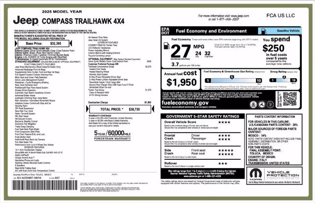 2025 Jeep Compass Trailhawk 4x4