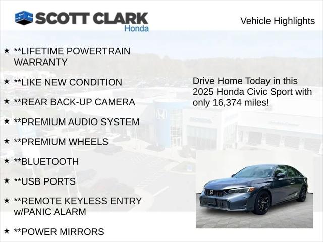 2025 Honda Civic Sport