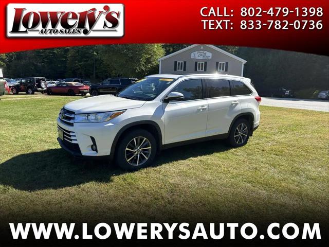 2019 Toyota Highlander XLE for sale in South Barre, VT