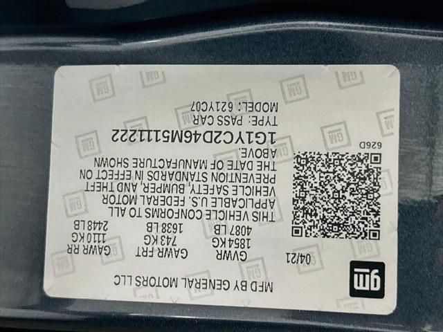 2021 Chevrolet Corvette Stingray RWD Coupe 3LT