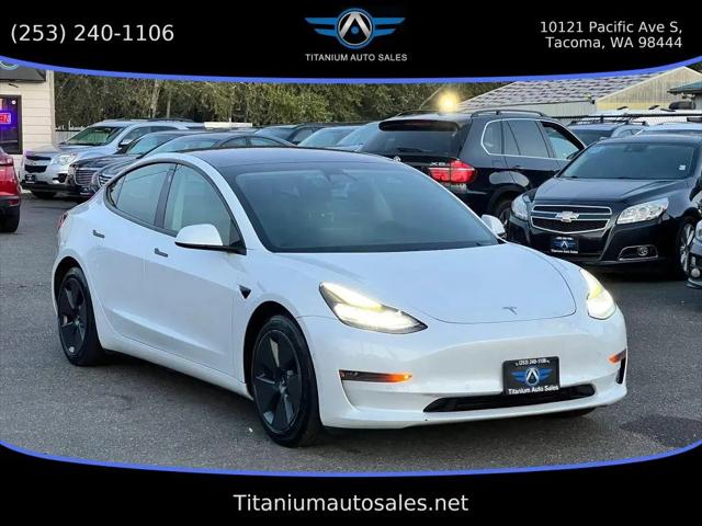 2021 Tesla Model 3 Standard Range Plus Rear-Wheel Drive for sale in Tacoma, WA