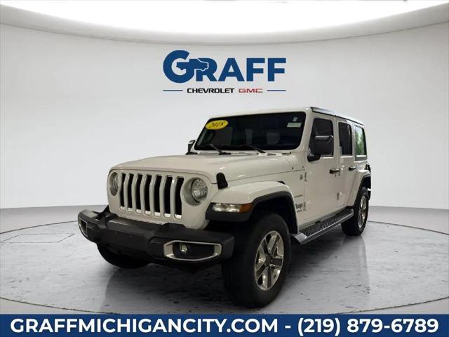 2018 Jeep Wrangler Unlimited Sahara 4x4 for sale in Michigan City, IN